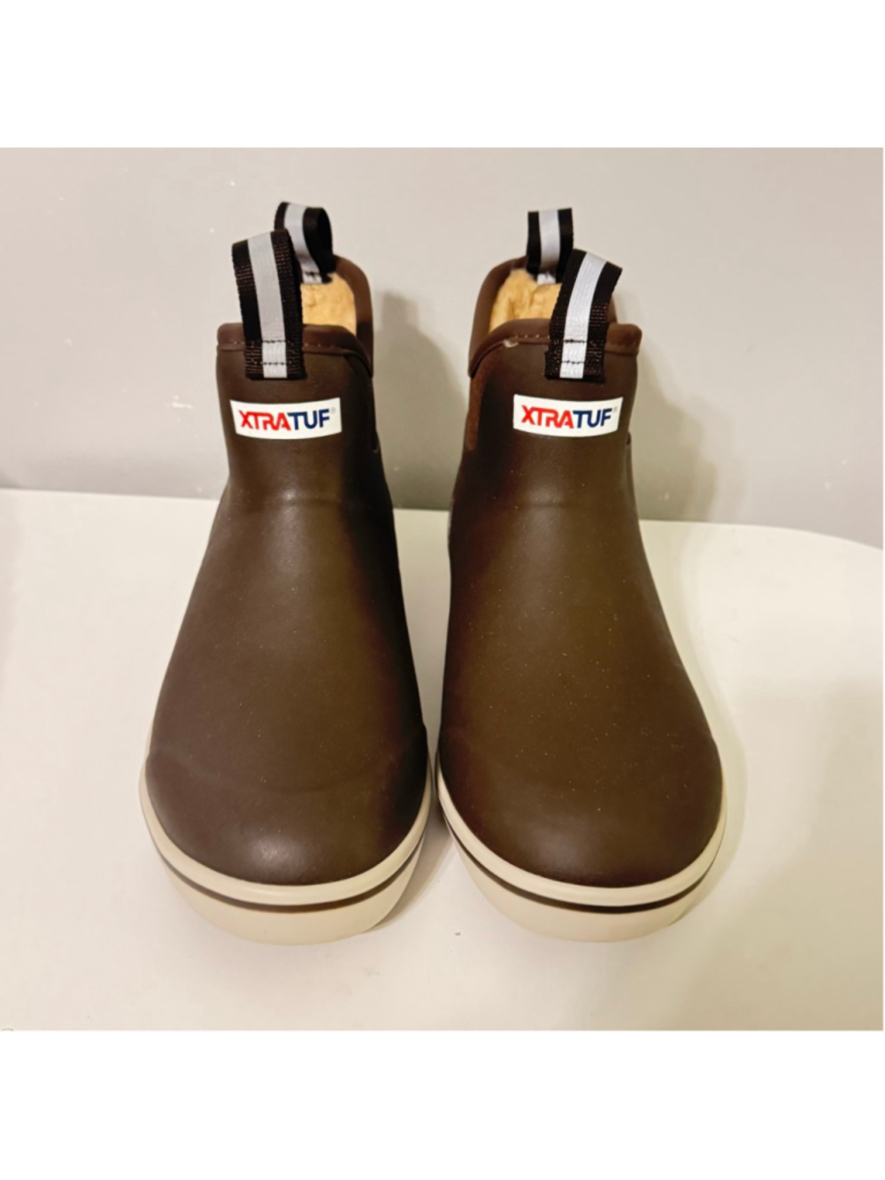 Size 9 Women's XTRATUF Brown Winter & Rain Boots Sherpa Waterproof 6” Unisex